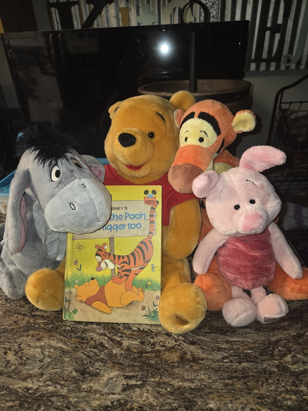 Disney Winnie the Pooh & Friends Plush Set - Yellow, Pink, Orange, Gray - Picture 2 of 2